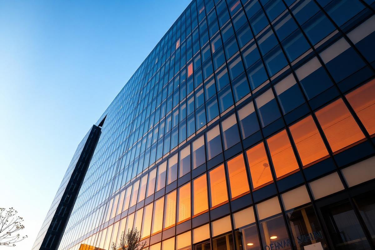 Modern office building in the Southeast, home of Corporate Care Building Services